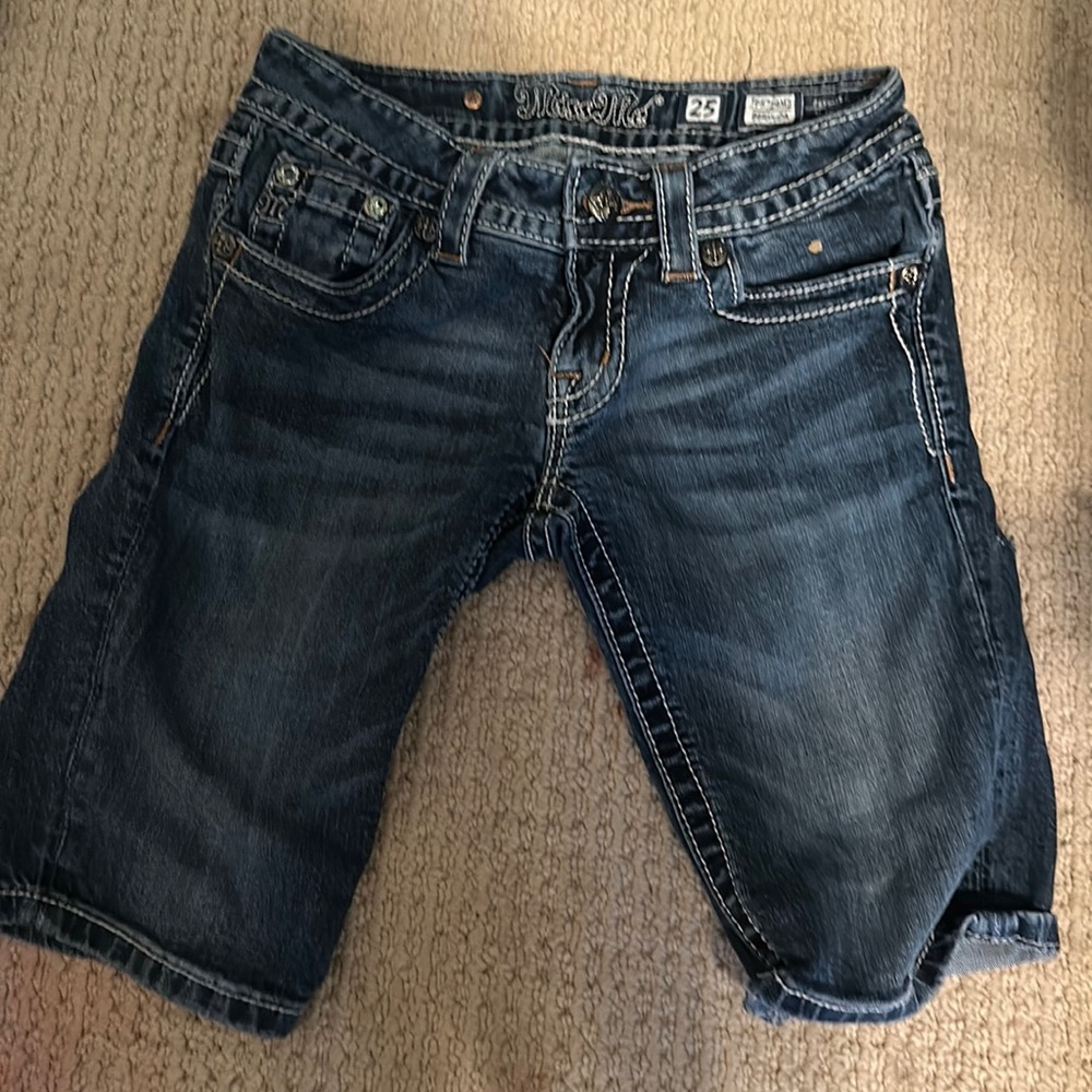 Miss me jeans 25 inch waist Y2k (stretchy)